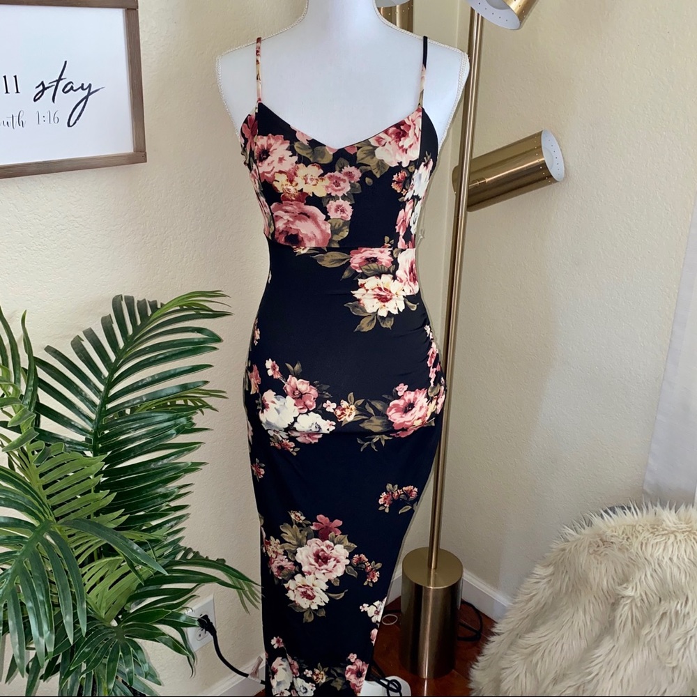 Maxi floral dress
